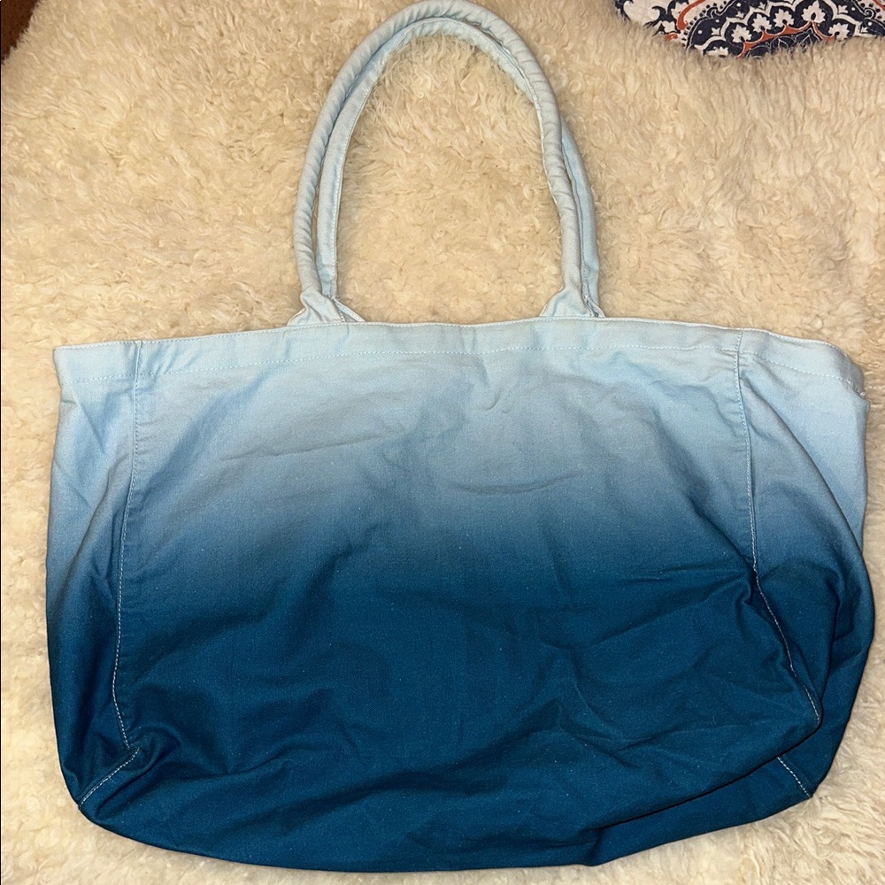 Athleta Blue Gradient Tote Bag